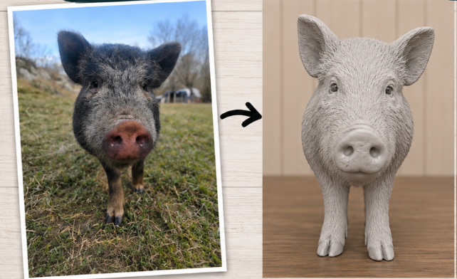 *Custom Pet Replica - SOLID COLOR*
